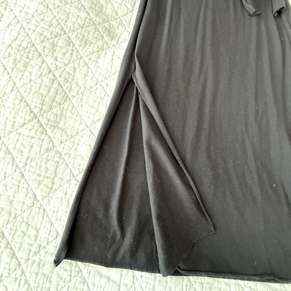 Theory Gray Sleeveless Sheath Maxi Dress - Picture 5 of 8